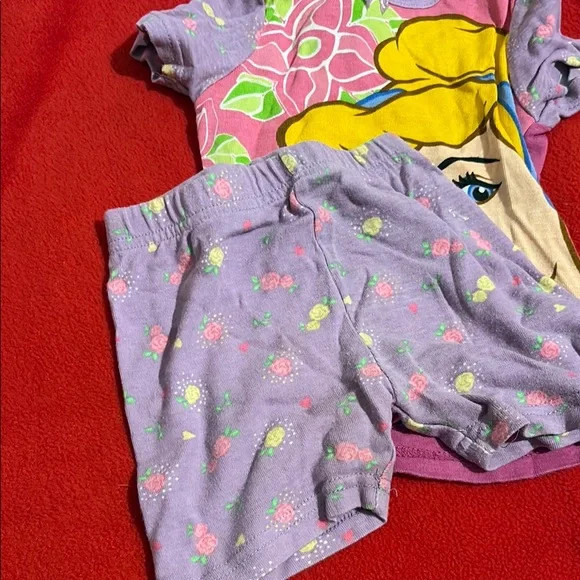Kids Cartoon Pajama Set - Pink and Purple - Picture 3 of 6